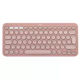 Drahtlose Tastatur Logitech Pebble Keys 2 K380s Qwerty Spanisch Rosa von Logitech, Tastaturen - Ref: S7827667, Preis: 59,39 €...