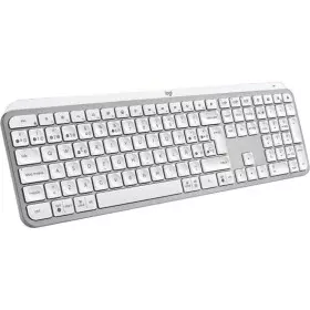 Clavier sans fil Logitech MX Keys S Espagnol Qwerty Blanc de Logitech, Claviers - Réf : S7827847, Prix : 113,39 €, Remise : %