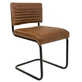 Dining Chair Alexandra House Living Dark brown 56 x 83 x 45 cm by Alexandra House Living, Dining Chairs - Ref: D1630075, Pric...