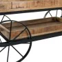 Centre Table Alexandra House Living Brown Black Iron Mango wood 64 x 6 x 133 cm by Alexandra House Living, Tables - Ref: D163...