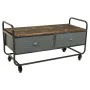 Table d'appoint Alexandra House Living Marron Gris Bois Métal 40 x 50 x 100 cm de Alexandra House Living, Tables - Réf : D163...