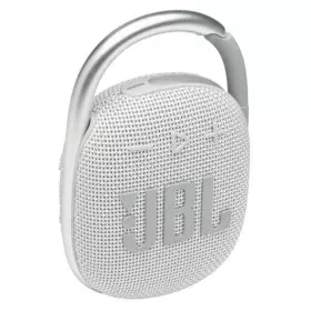 Altifalante Bluetooth Portátil JBL Clip 4 Branco 5 W de JBL, Auriculares portáteis e altifalantes com porta dock - Ref: S7831...