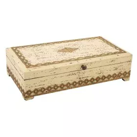 Box-Schmuckkästchen Alexandra House Living Creme Mango-Holz 18 x 9 x 33 cm von Alexandra House Living, Schmuckkästen - Ref: D...