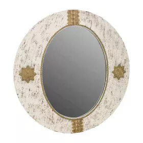 Wall mirror Alexandra House Living Golden Mango wood 1 x 80 x 80 cm by Alexandra House Living, Wall-Mounted Mirrors - Ref: D1...