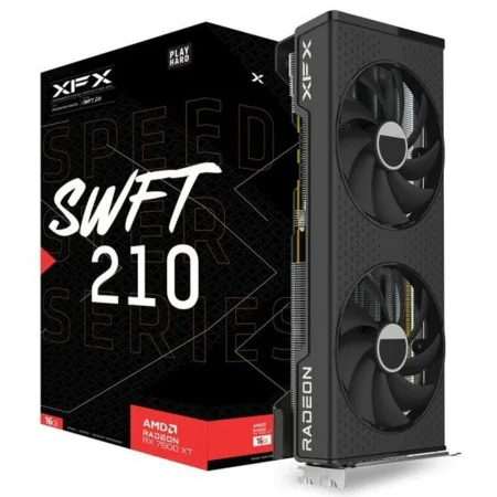 Graphics card XFX SPEEDSTER SWFT210 CORE AMD Radeon RX 7600 XT 16 GB GDDR6 by XFX, Graphics cards - Ref: S7832335, Price: 470...