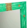 Espelho de parede Alexandra House Living Verde Dourado Vidro Madeira de mangueira 1 x 113 x 52 cm de Alexandra House Living, ...