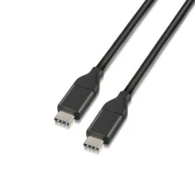 Câble USB-C 3.1 Aisens Noir 1 m de Aisens, Câbles USB - Réf : S7832458, Prix : 27,93 €, Remise : %