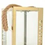 Lantern Alexandra House Living Gold Glass Stainless steel 18 x 30 x 18 cm by Alexandra House Living, Candelabras and candle h...