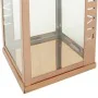 Farol Alexandra House Living Cobre Vidrio Acero Inoxidable 18 x 30 x 18 cm de Alexandra House Living, Candelabros y portavela...