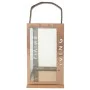 Farol Alexandra House Living Cobre Vidrio Acero Inoxidable 18 x 30 x 18 cm de Alexandra House Living, Candelabros y portavela...