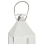 Farol Alexandra House Living Plata Vidrio Acero Inoxidable 23 x 72 x 24 cm de Alexandra House Living, Candelabros y portavela...