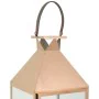 Farol Alexandra House Living Cobre Vidrio Acero Inoxidable 28 x 66 x 29 cm de Alexandra House Living, Candelabros y portavela...