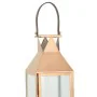 Farol Alexandra House Living Cobre Vidrio Acero Inoxidable 18 x 92 x 19 cm de Alexandra House Living, Candelabros y portavela...