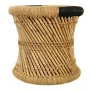 Set of stools Alexandra House Living Black Natural Bamboo Rope 38 x 38 x 38 cm 2 Pieces by Alexandra House Living, Sofas and ...