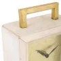 Reloj de Mesa Alexandra House Living Latón Vidrio Hierro Madera de mango 9 x 30 x 15 cm de Alexandra House Living, Relojes de...