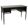 Bureau Alexandra House Living Noir Métal 75 x 75 x 122 cm de Alexandra House Living, Bureaux et tables d'ordinateurs - Réf : ...