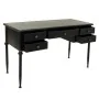 Bureau Alexandra House Living Noir Métal 75 x 75 x 122 cm de Alexandra House Living, Bureaux et tables d'ordinateurs - Réf : ...