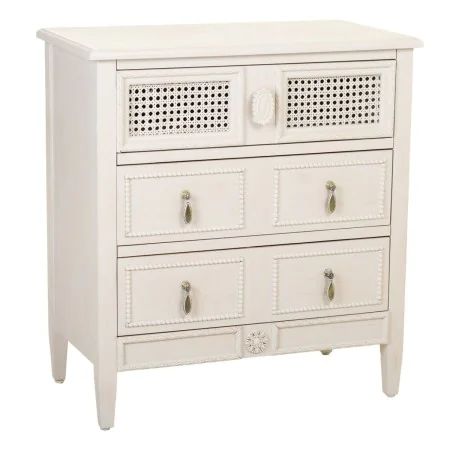 Chest of drawers Alexandra House Living Grey Pink Rattan Fir wood MDF Wood 36 x 70 x 65 cm by Alexandra House Living, Chest o...