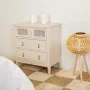 Chest of drawers Alexandra House Living Grey Pink Rattan Fir wood MDF Wood 36 x 70 x 65 cm by Alexandra House Living, Chest o...