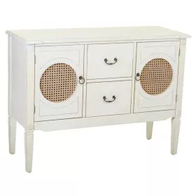 Hall Alexandra House Living White Rattan Fir wood MDF Wood 78 x 40 x 106 cm by Alexandra House Living, Tables - Ref: D1630207...