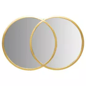 Wall mirror Alexandra House Living Gold Metal Glass MDF Wood 60 x 3 x 90 cm by Alexandra House Living, Wall-Mounted Mirrors -...