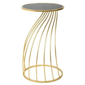 Mesa de apoio Alexandra House Living Ouro Vidro 43 x 73 x 43 cm de Alexandra House Living, Jogos de móveis - Ref: D1630229, P...