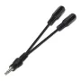 Audio Jack (3.5 mm) Splitter Cable NANOCABLE 15 cm Black 15 cm by NANOCABLE, HDMI - Ref: S7835813, Price: 7,65 €, Discount: %