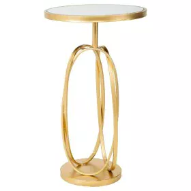 Mesa de apoio Alexandra House Living Ouro Vidro Madeira MDF 35 x 61 x 35 cm de Alexandra House Living, Jogos de móveis - Ref:...