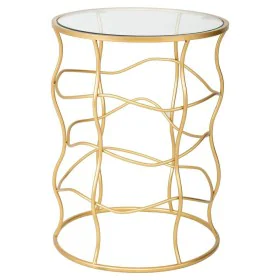 Tavolo aggiuntivo Alexandra House Living Oro Metallo 46 x 60 x 46 cm di Alexandra House Living, Tavoli - Rif: D1630235, Prezz...