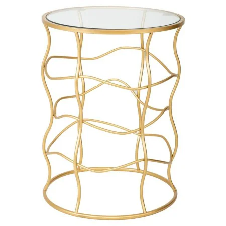 Mesa auxiliar Alexandra House Living Oro Metal 46 x 60 x 46 cm de Alexandra House Living, Mesas - Ref: D1630235, Precio: 87,8...