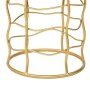 Sgabello Alexandra House Living Oro Metallo Spugna Legno MDF Tessuto 36 x 46 x 36 cm di Alexandra House Living, Sedie e Divan...