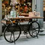 Eingangsbereich Alexandra House Living Bike Braun Schwarz Eisen Mango-Holz 50 x 90 x 198 cm von Alexandra House Living, Tisch...