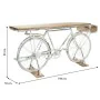 Recibidor Alexandra House Living Bike Blanco Café Hierro Madera de mango 50 x 90 x 198 cm de Alexandra House Living, Mesas - ...