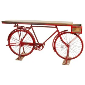 Eingangsbereich Alexandra House Living Bike Braun Rot Eisen Mango-Holz 50 x 90 x 198 cm von Alexandra House Living, Tische - ...