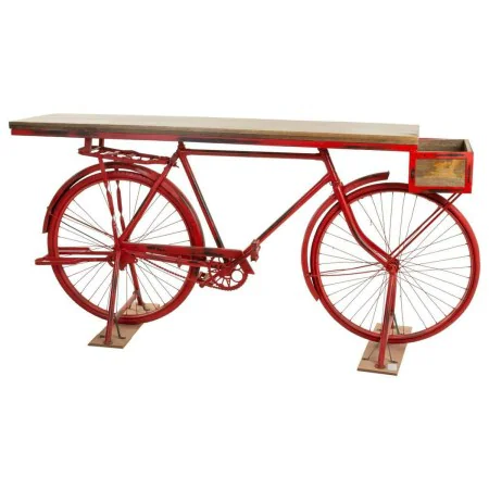 Recibidor Alexandra House Living Bike Marrón Rojo Hierro Madera de mango 50 x 90 x 198 cm de Alexandra House Living, Mesas - ...