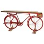 Hall de Entrada Alexandra House Living Bike Castanho Vermelho Ferro Madeira de mangueira 50 x 90 x 198 cm de Alexandra House ...