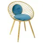 Bench Alexandra House Living Blue Golden 46 x 70 x 55 cm by Alexandra House Living, Chairs - Ref: D1630248, Price: 85,21 €, D...