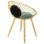 Bench Alexandra House Living Blue Golden 46 x 70 x 55 cm by Alexandra House Living, Chairs - Ref: D1630248, Price: 85,21 €, D...