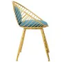 Bench Alexandra House Living Blue Golden 46 x 70 x 55 cm by Alexandra House Living, Chairs - Ref: D1630248, Price: 85,21 €, D...