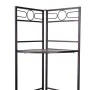 Corner Shelves Alexandra House Living Black Golden Metal MDF Wood 36 x 165 x 50 cm by Alexandra House Living, Corner Shelves ...