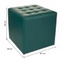 Stool Alexandra House Living PVC MDF Wood 40 x 38 x 40 cm by Alexandra House Living, Sofas and chairs - Ref: D1630262, Price:...