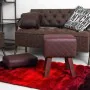 Hocker Alexandra House Living PVC Holz MDF 30 x 47 x 36 cm von Alexandra House Living, Stühle und Sofas - Ref: D1630267, Prei...