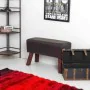 Stool Alexandra House Living PVC MDF Wood 30 x 47 x 72 cm by Alexandra House Living, Sofas and chairs - Ref: D1630270, Price:...