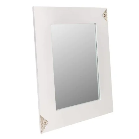 Miroir mural Alexandra House Living Blanc verre Bois MDF 2 x 90 x 70 cm de Alexandra House Living, Miroirs muraux - Réf : D16...