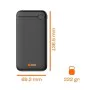 Powerbank PcCom Essential Black 10000 mAh 20 W by PcCom, Chargers - Ref: S7837262, Price: 37,45 €, Discount: %