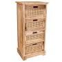 Caisson à Tiroirs Alexandra House Living Canne Bois de paulownia 29 x 75 x 35 cm de Alexandra House Living, Commodes - Réf : ...