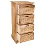 Cassettiera Alexandra House Living Canna Legno di paulownia 29 x 75 x 35 cm di Alexandra House Living, Comò e cassettiere - R...