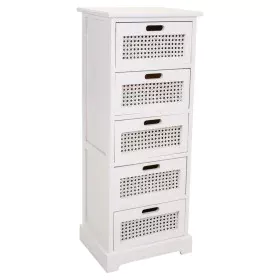 Cómoda Alexandra House Living Branco Cana Madeira de paulónia Madeira MDF 29 x 91 x 35 cm de Alexandra House Living, Cómodas ...