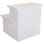 Panca Alexandra House Living Bianco Legno di paulownia Legno MDF 34 x 34 x 34 cm Scala di Alexandra House Living, Sedie - Rif...