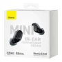 Casques avec Microphone Baseus Noir de Baseus, Écouteurs avec microphones - Réf : S7837774, Prix : 27,08 €, Remise : %